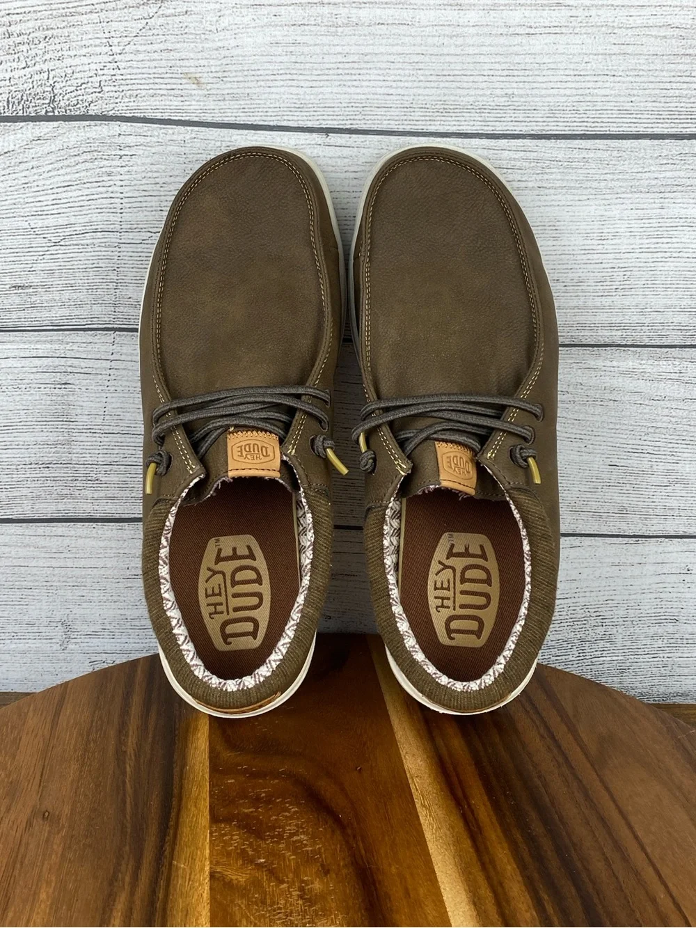 Hey Dude Paul Classic Brown Slip On Loafer Men’s Shoe Size 10